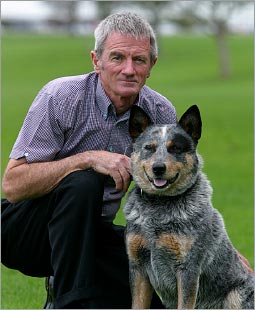 Paul Hutton and 'Digger'